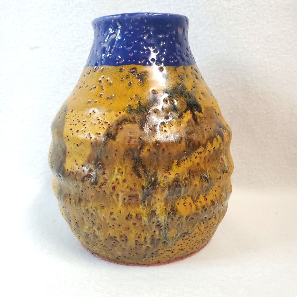 Art pottery vase signed by artist